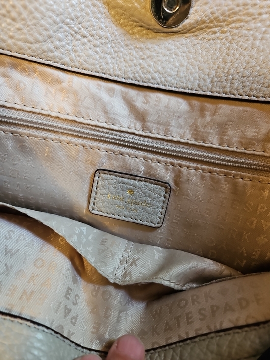 Kate Spade Two-Tone Leather Backpack - Black & Cream main image 4